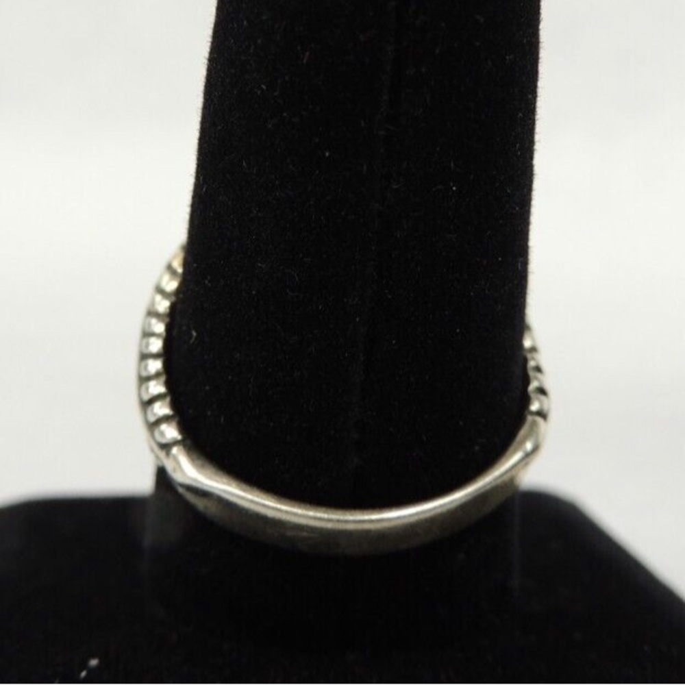 Carolyn Pollack Relios Turquoise Sterling Silver Ring American West - Picture 4 of 4